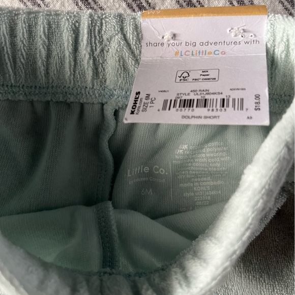 NWT Little Co 6M Shorts - Picture 2 of 3